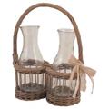 OLIERA 2P. CESTO VIM FIOCCO MARR.CM.23X10H27