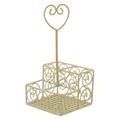 OLIERA 4 P. FERRO BIANCO CM.12X12H27