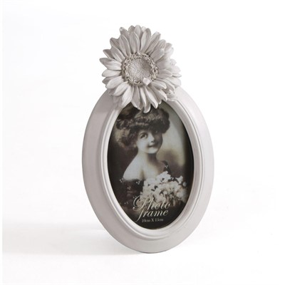 PORTA FOTO OV PIC BIANCO GIRASOLE CM.14.5X24