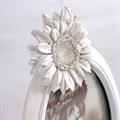 PORTA FOTO OV BIANCO GIRASOLE