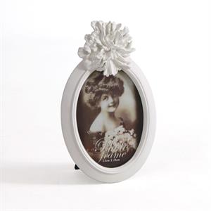 PORTA FOTO OV BIANCO FIORE TOP CM.17X26.5