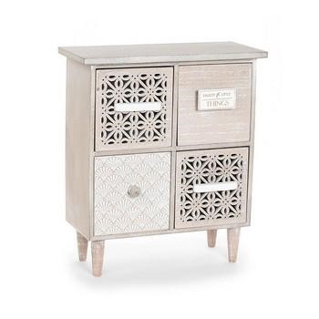 PORTA GIOIE 4CASS LEGNO NAT DECO