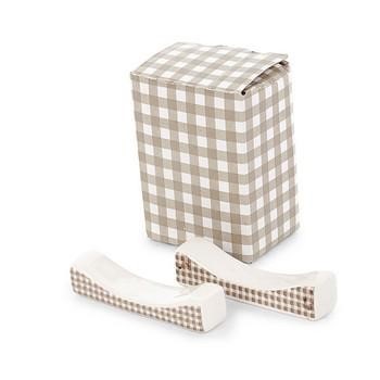 POGGIA POSATE CERAMICA S/6 GRI e BIA