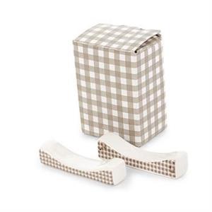POGGIA POSATE CERAMICA S/6 GRI e BIA