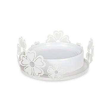 PORTA PIATTI FERRO FIORI DIAM.25H8