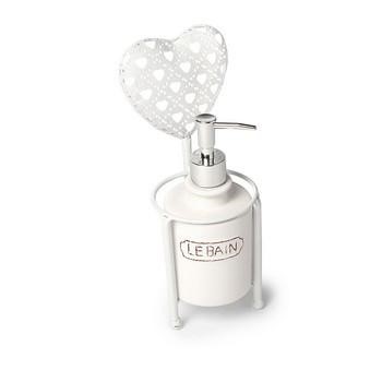 PORTA SAPONE LIQUIDO FERRO BIANCO