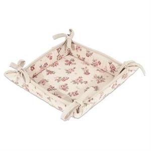 CESTO PORTA PANE ROSELLINE ROSA