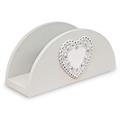 PORTA TOV.LEGNO TORTORA CUORE BIANCO CM.15X5.5XH7