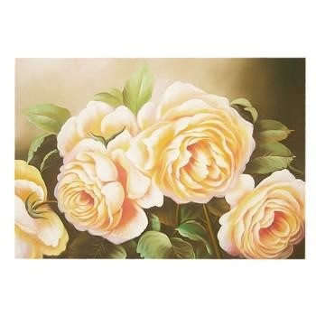 QUADRO TELA ROSE ROSA SFUMATE