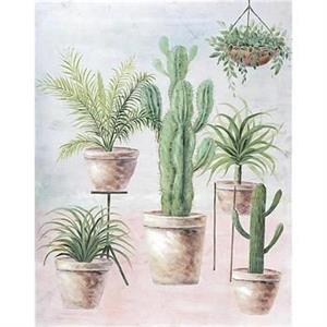 QUADRO LEGNO GRANDE CACTUS CM.80X3H100
