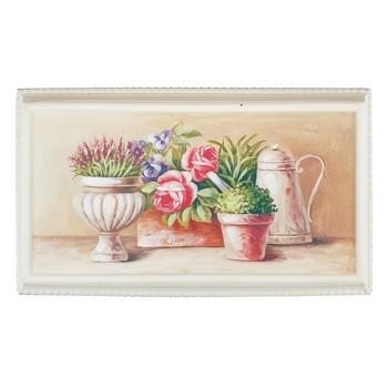 QUADRO FIORI E PIANTINE CM.38X4H22