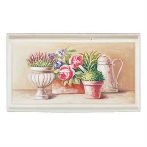 QUADRO FIORI E PIANTINE CM.38X4H22