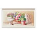 QUADRO FIORI E PIANTINE CM.38X4H22