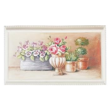 QUADRO FIORI E PIANTINE CM.38X4H22