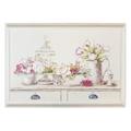 QUADRO FIORI ROSA CM.51X3,5H35,5