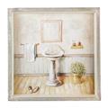 QUADRO BAGNO LAVANDINO CM.32,5X4H32,5