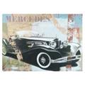 QUADRO TELA MACCHINA MERCEDES CM.80x60