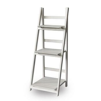 SCAFFALATURA LEGNO BIANCO CM.41X38H110