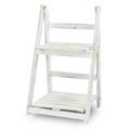 SCAFFALINO IN LEGNO 2 PIANI CM.41X31H66