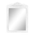 SPECCHIO RETT LEGNO BIANCO CM.41X2H60