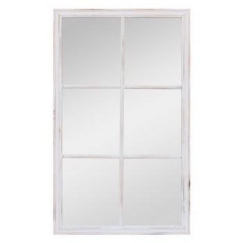 SPECCHIO LEGNO BIANCO RETT