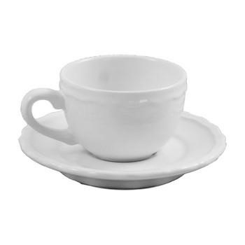 TAZZINA CAFFE' JULIET COL. BIANCO(min6) Ø7,5x5 H5 Pia: Ø12,5 H2