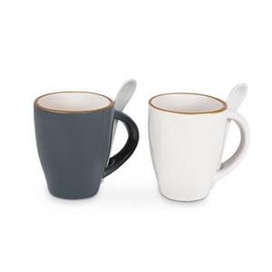 MUG CON CUCCHIAINO 2ASS. DIAM. CM 11/8H10