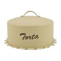 CONTENITORE TORTA FERRO CREMA
