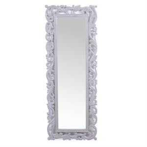 SPECCHIO GIULIA IN MDF GRIGIO INTAGLIATO CM 45X120 