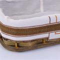 CESTO IN BAMBOO MARRONE CON FODERA 43X30H13 SET DI 3 PEZZI