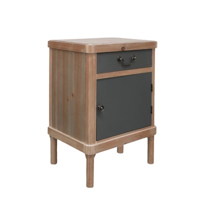 COMODINO ELISABETTA PINO/MDF COL.MIELE 45X35H65 MADE IN CHINA