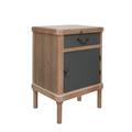 COMODINO ELISABETTA PINO/MDF COL.MIELE 45X35H65 MADE IN CHINA