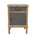COMODINO ELISABETTA PINO/MDF COL.MIELE 45X35H65 MADE IN CHINA