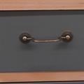 COMO' ELISABETTA PINO/MDF COL.MIELE 5C 80X35H90 MADE IN CHINA