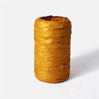 ROCCHETTO RAFIA PVC OCRA (H.15 mm x 200MT)