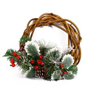 DECORAZIONE NATALIZIA CORONA DIAM.25X7