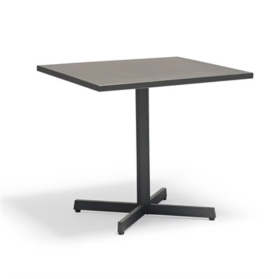TAVOLO ARES QUADRATO PIANO RIBALTABILE ACCIAIO COLORE ANTRACITE CM 70X70H74