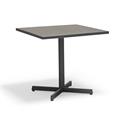 TAVOLO ARES QUADRATO PIANO RIBALTABILE ACCIAIO COLORE ANTRACITE CM 70X70H74