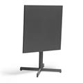 TAVOLO ARES QUADRATO PIANO RIBALTABILE ACCIAIO COLORE ANTRACITE CM 70X70H74