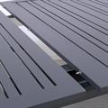 TAVOLO APOLLO ALLUNGABILE IN ALLUMINIO COLORE ANTRACITE CM 180-240X100H75