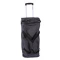 BORSONE TROLLEY IN POLIESTERE NERO CON MANICO TELESCOPICO