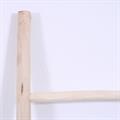 SCALA DECORATIVA PORTASCIUGAMANI IN LEGNO DI ABETE NATURALE A 4 PIOLI CM 40H160