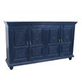 CRENDENZA TEAK BLU 4A 182X43H106 MADE IN INDIA