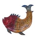 PESCE IN METALLO 70X10H70 MADE IN INDIA