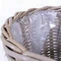 CESTO GIUNCO GRIGIO ROTONDO DIA.25H18/30H24 S2 MADE IN INDONESIA