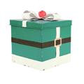 SCATOLA PACCO REGALO METALLO 30X30H36+25X25H30 S2 MADE CHINA