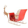 SLITTA METALLO ROSSA E RENNA ORO 116X30H65 MADE IN CHINA