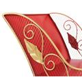 SLITTA METALLO ROSSA E RENNA ORO 116X30H65 MADE IN CHINA