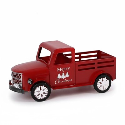 CAMION METALLO ROSSO 42X18H20 NON E' UN GIOCATTOLO MADE CHINA