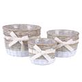 PORTAVASO VIMINI GRIGIO FIOCCO+PLAST.DIA 30H20 S3 MADE IN CHINA